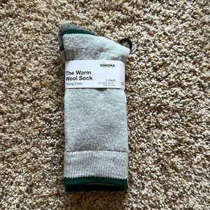 NWT Sonoma hiking crew socks